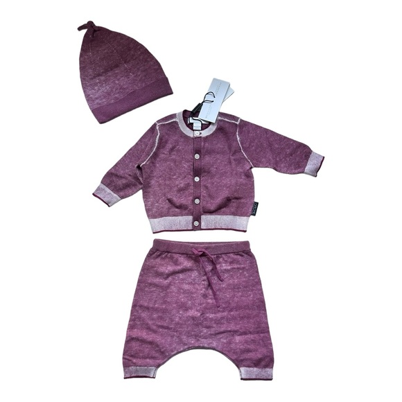 NEW Burberry Size 3-month Cashmere/Cotton Set - Picture 3 of 6